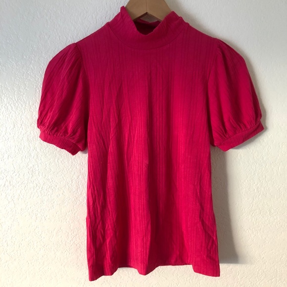 Banana Republic Tops - Banana Republic Hot pink blouse